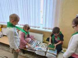 Сбор макулатуры в детском саду Сбор макулатуры в детском саду.